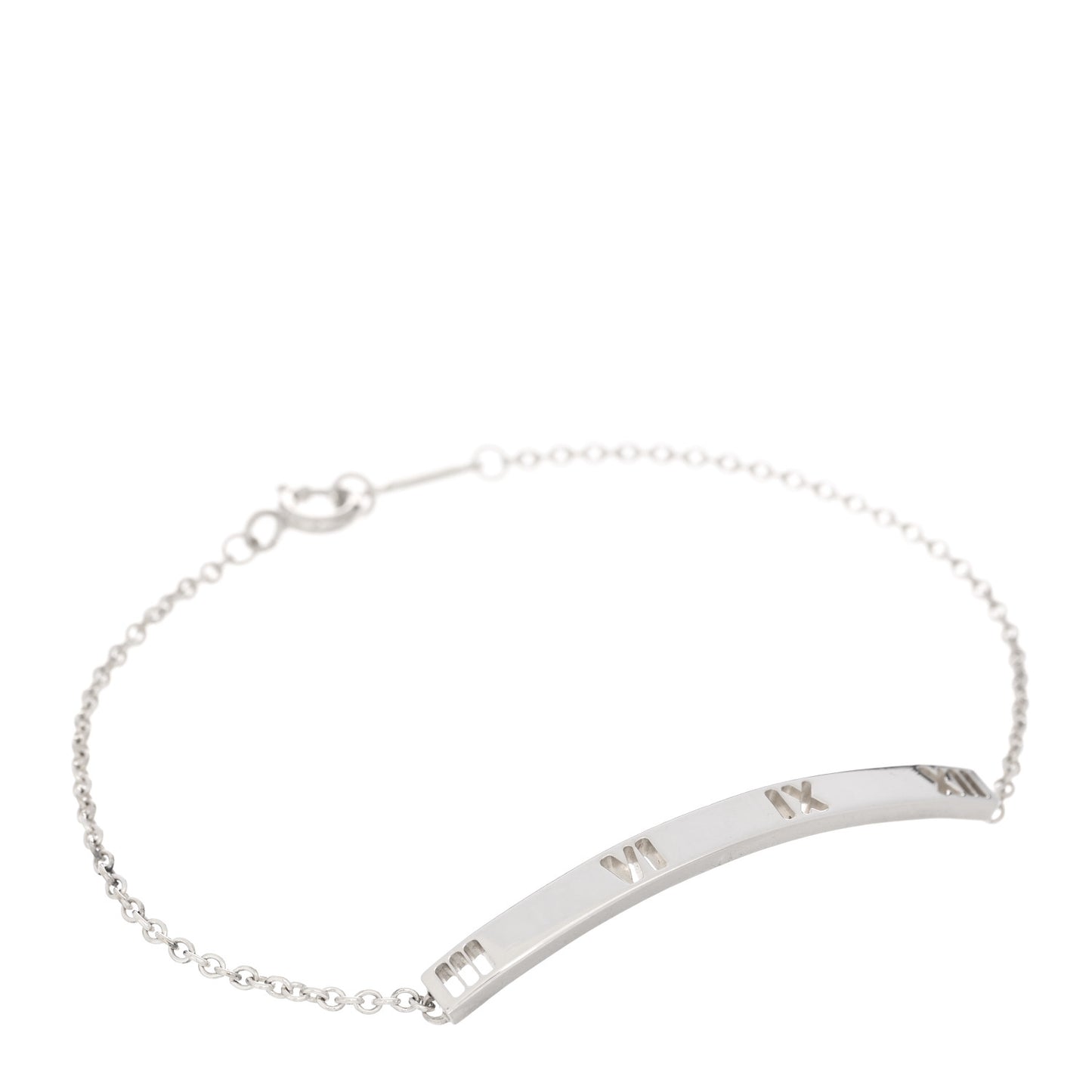 Sterling Silver Atlas Bar Pierced Bracelet