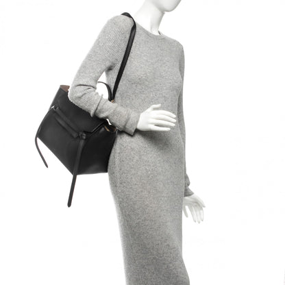 Celine Grained Calfskin Mini Belt Bag Black 2 of 7
