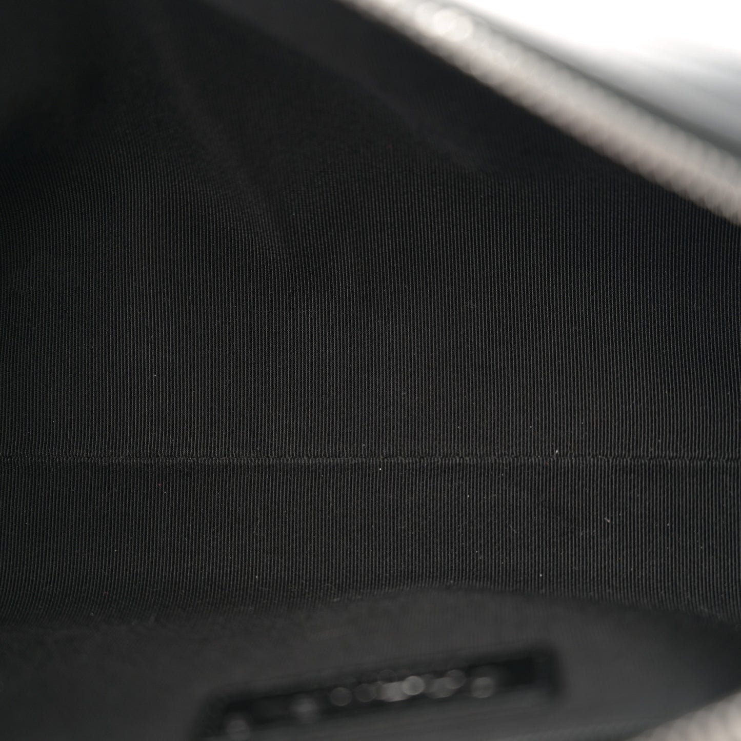 Calfskin Chain 20s Signature Bowling Bag Black