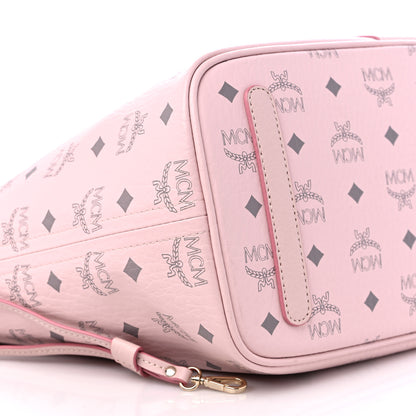 MCM Visetos Medium Liz Reversible Shopper Tote Soft Pink 7 of 13