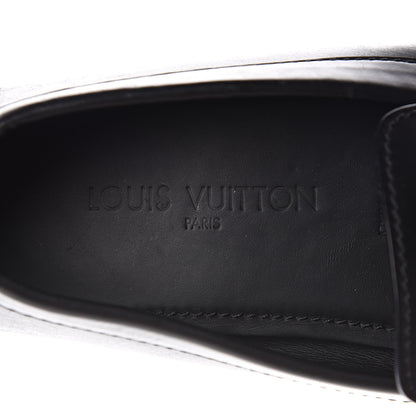 Louis Vuitton Calfskin Mens Monte Carlo Loafers 9.5 Black 7 of 8