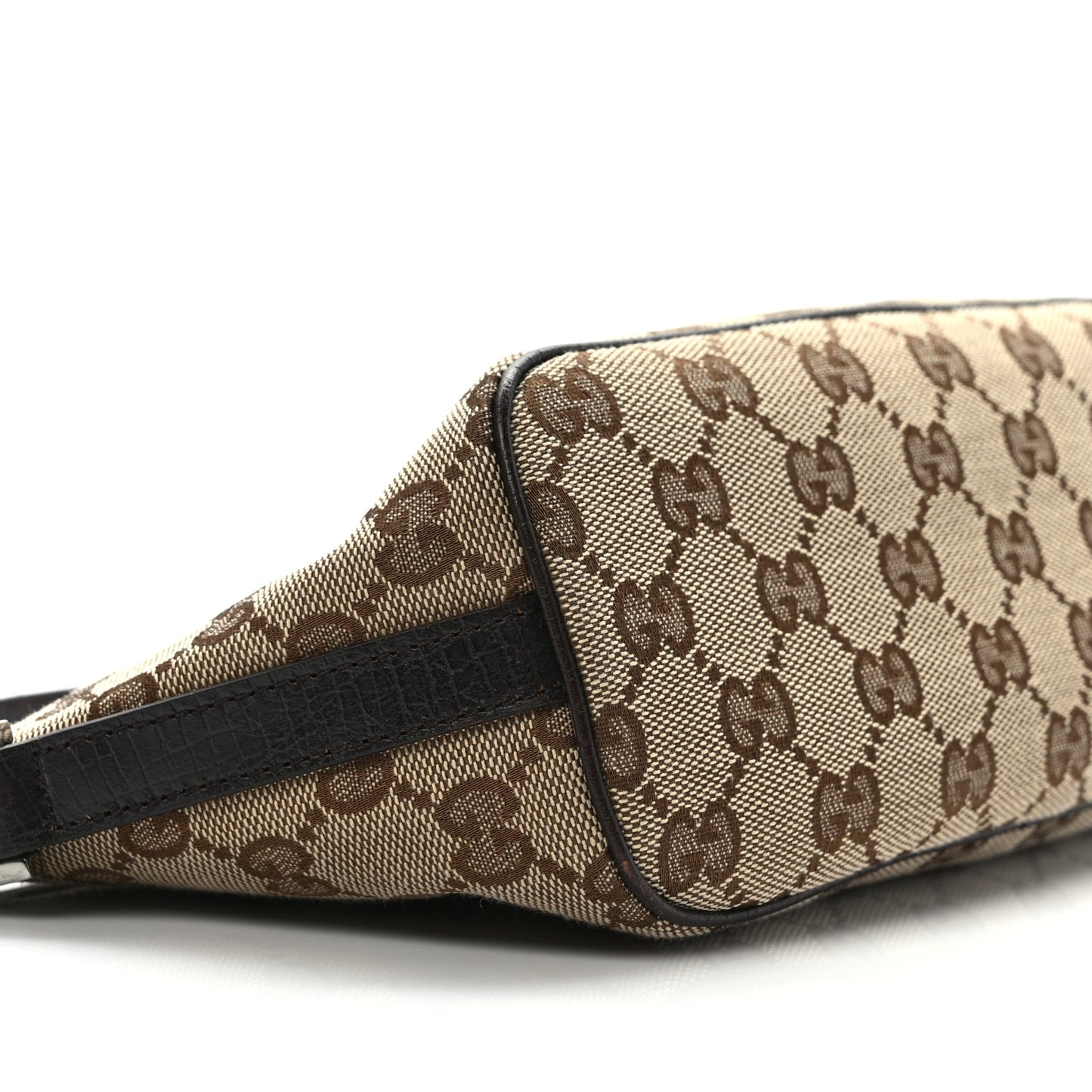 Monogram Web Boat Pochette Brown