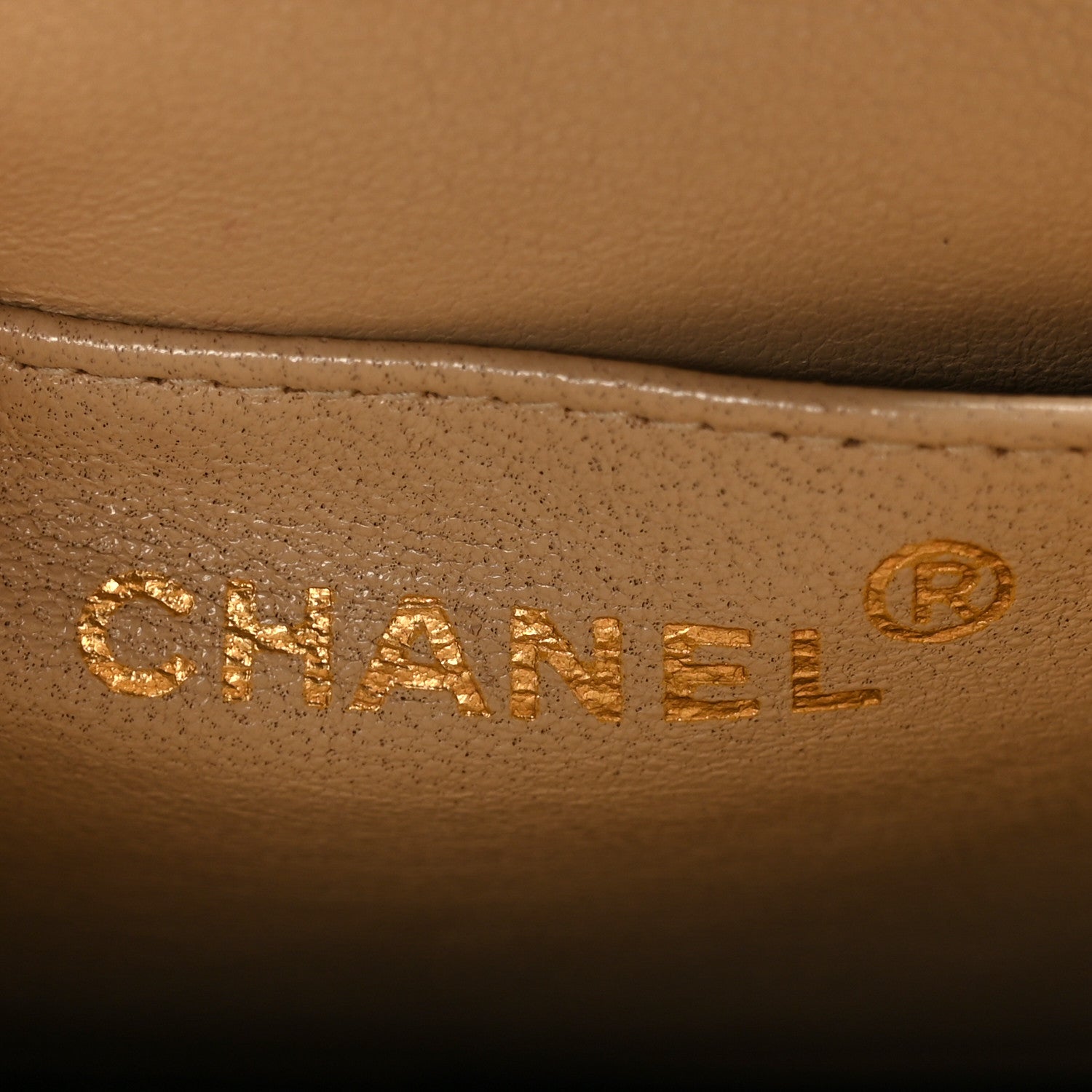 Chanel Lambskin Horizontal Quilted Mini Flap Beige 6 of 10