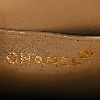 Chanel Lambskin Horizontal Quilted Mini Flap Beige 6 of 10