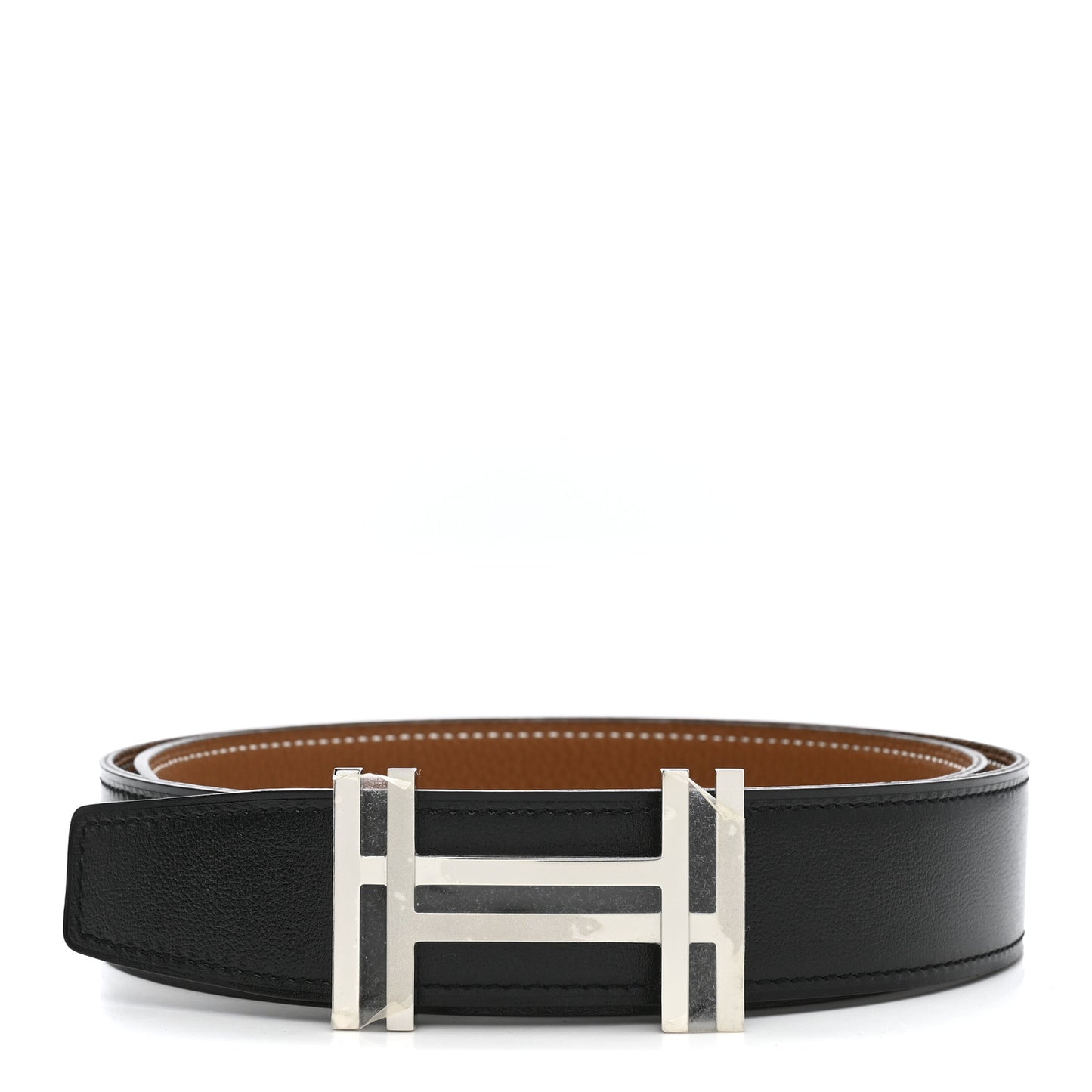 Box Togo 32mm Au Carre H Belt 80 32 Black Gold