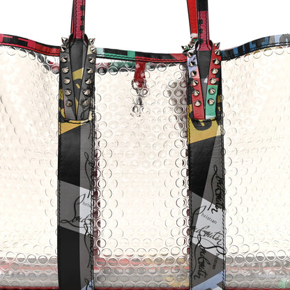 Christian Louboutin PVC Loubiballage East West Cabata Tote Clear Multicolor 9 of 13