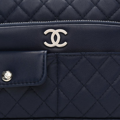Chanel Calfskin Quilted Ultra Pocket Camera Case Navy 8 of 10