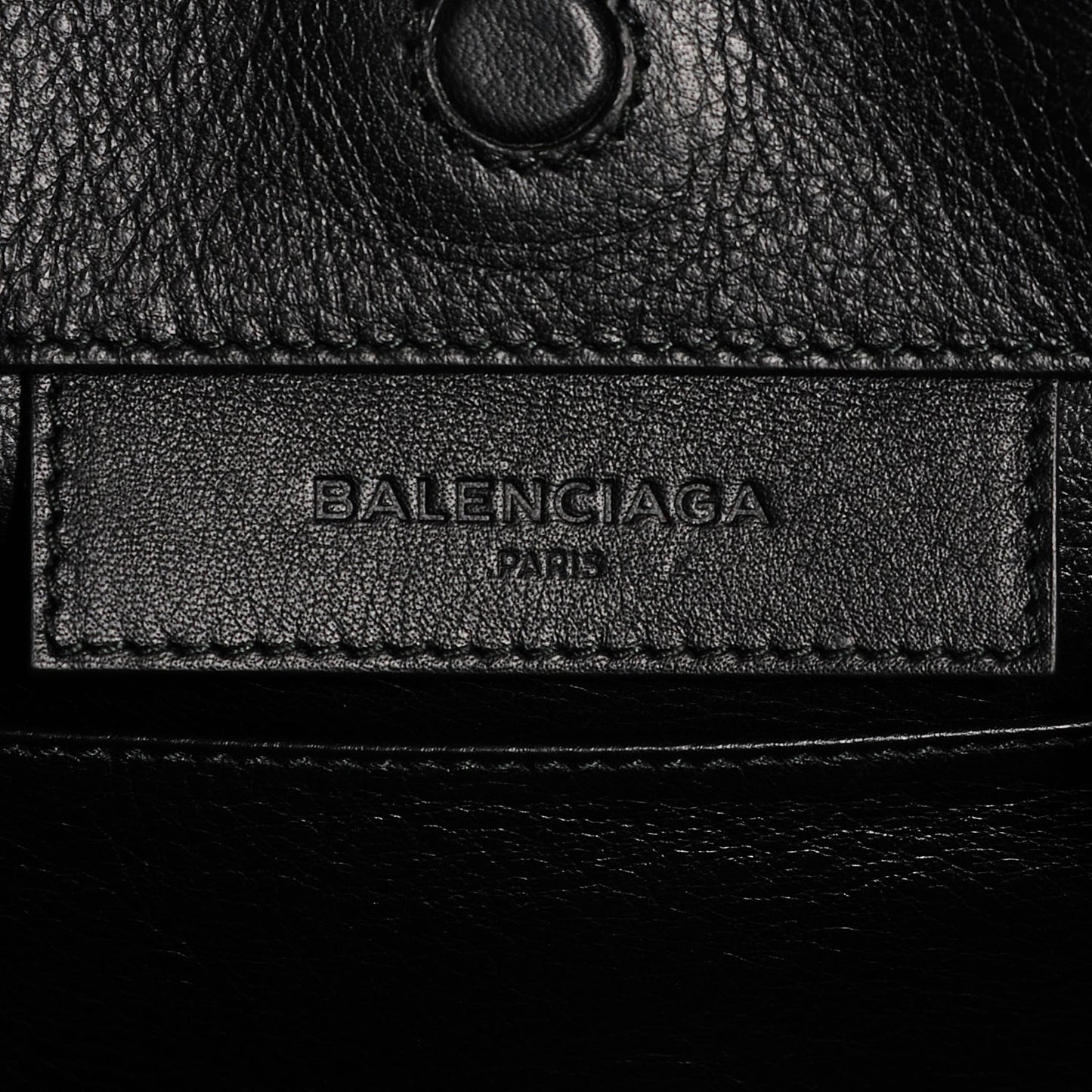 Calfskin Papier Mini A4 Tote Black