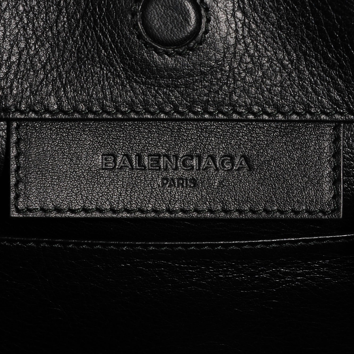 Balenciaga Calfskin Papier Mini A4 Tote Black 10 of 11