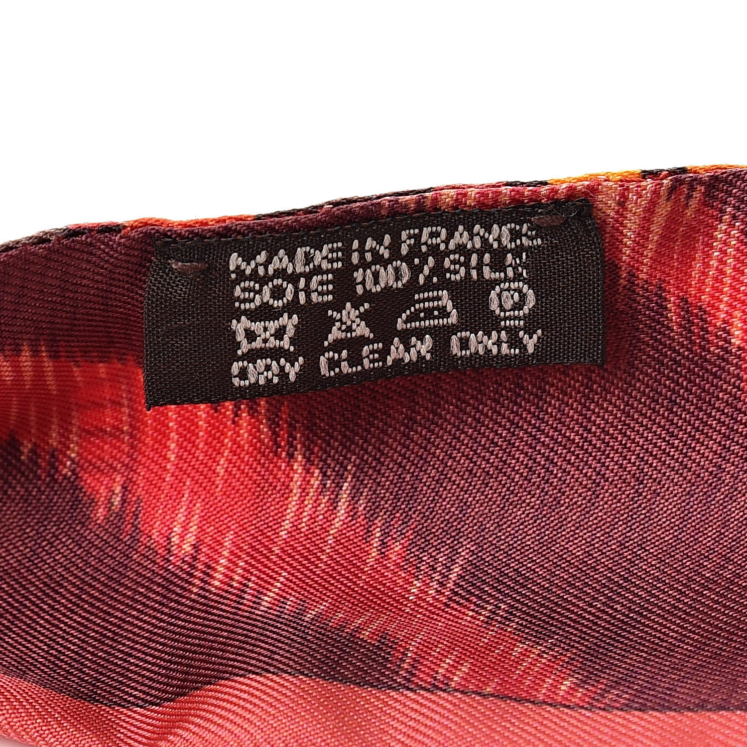 Hermes Silk Pelages Twilly Coral Orange Rouge 3 of 5