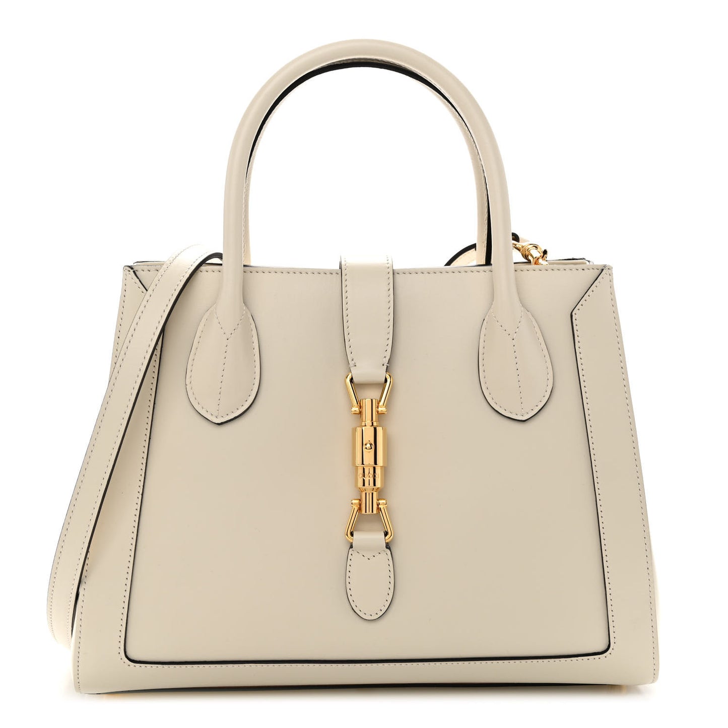 Boarded Plutone Calfskin Medium Jackie 1961 Tote Mystic White