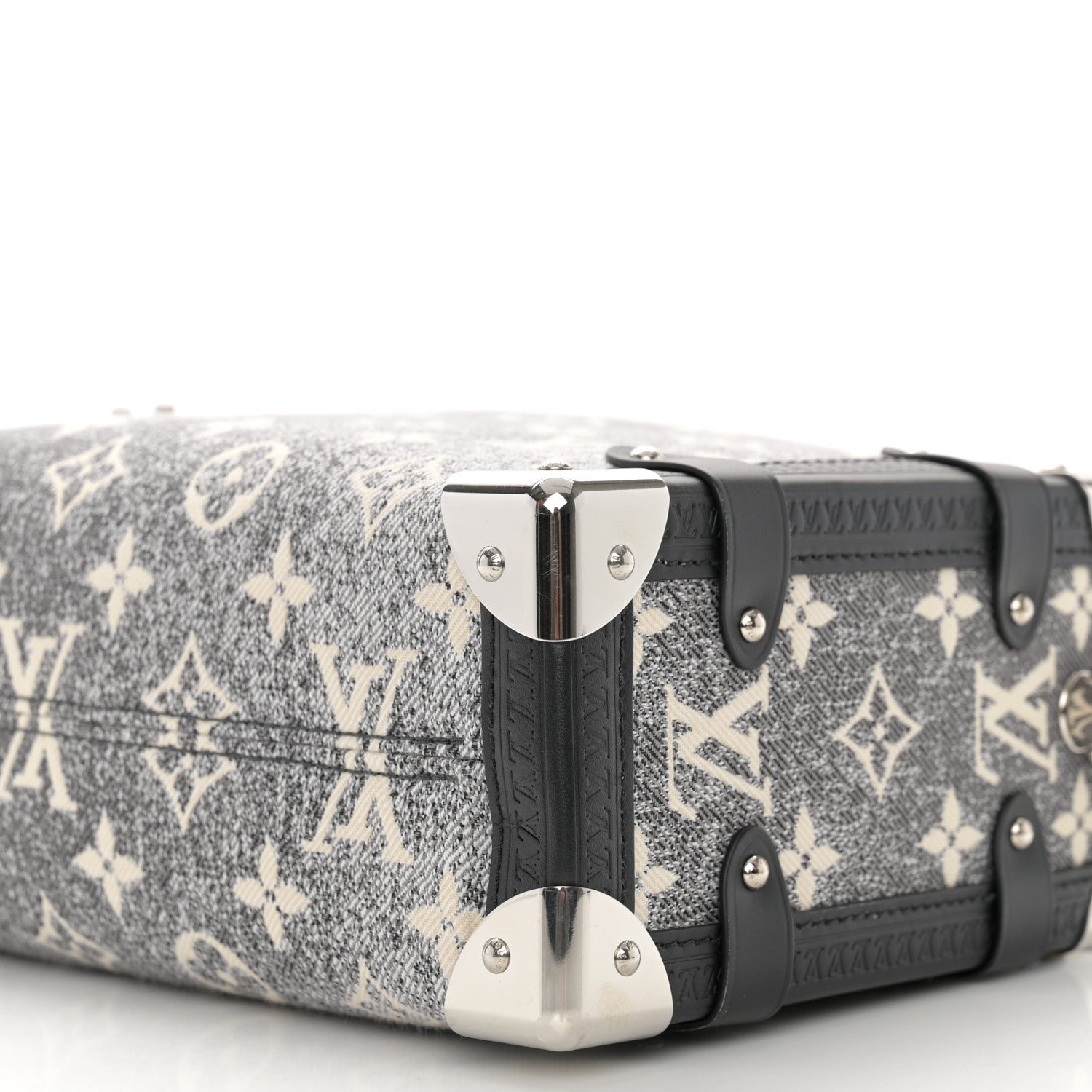 Louis Vuitton Monogram Jacquard Denim Side Trunk Grey 8 of 9