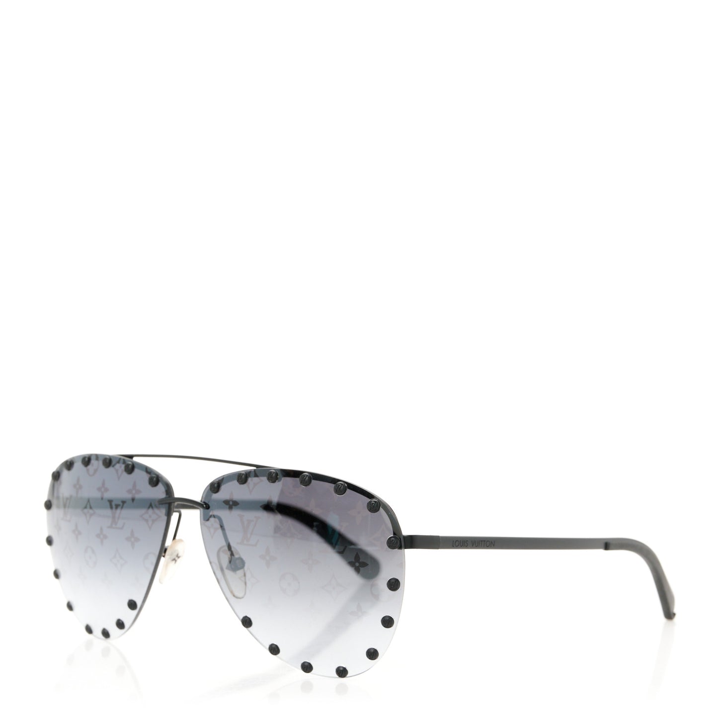 Monogram The Party Aviator Gradient Z0973U Sunglasses Black