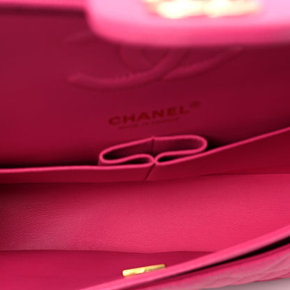 Chanel Caviar Quilted Medium Double Flap Pink 4 of 7