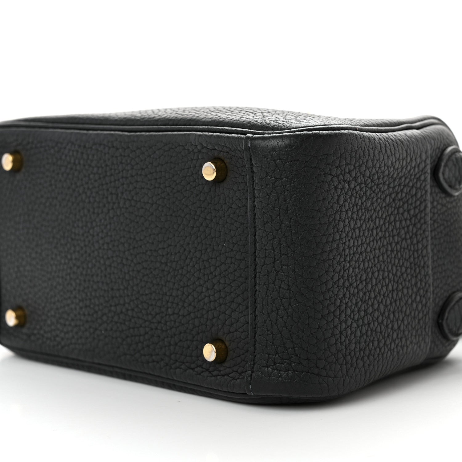 Hermes Taurillon Clemence Mini Lindy 20 Black 9 of 17