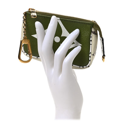 Louis Vuitton Monogram Giant Micro Pochette Accessories Kaki White 2 of 6