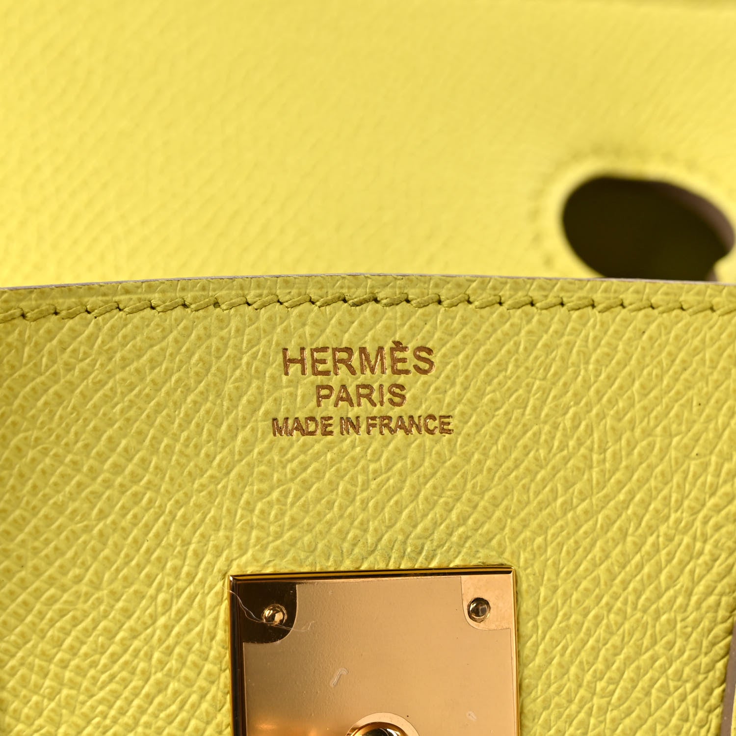 Hermes Epsom BIRKIN 30 Soufre 6 of 8