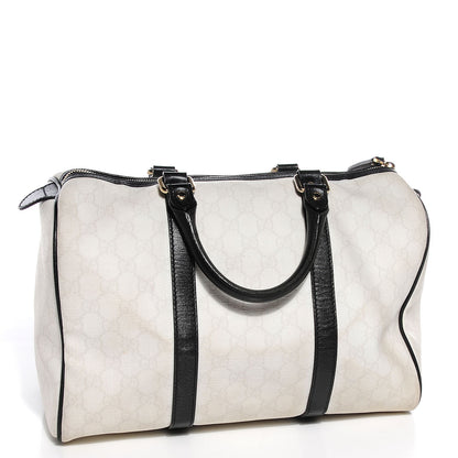Gucci GG Plus Monogram Medium Joy Boston White Black 3 of 7