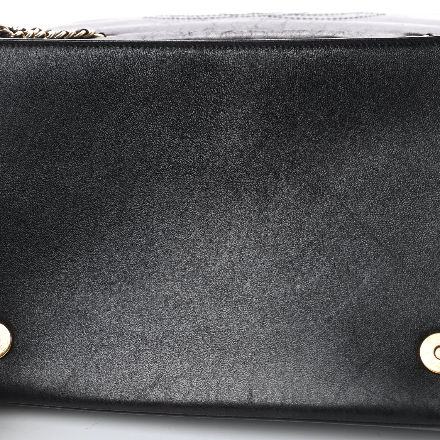 Chanel Lambskin Quilted Medium Diamond CC Flap Black 16 of 19