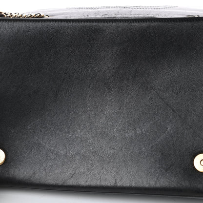 Chanel Lambskin Quilted Medium Diamond CC Flap Black 16 of 19