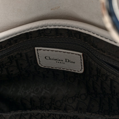 Christian Dior Calfskin Saddle Bag White 6 of 10