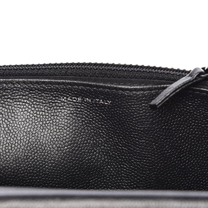 Chanel Caviar Quilted Boy Wallet On Chain WOC So Black 7 of 13