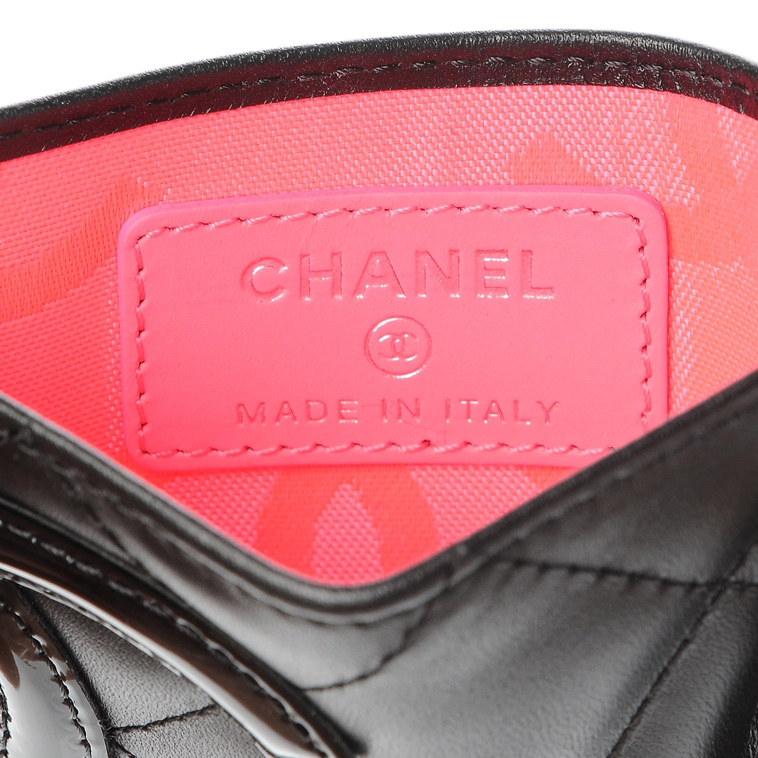 Chanel Calfskin Quilted Cambon Card Holder Black 6 of 8