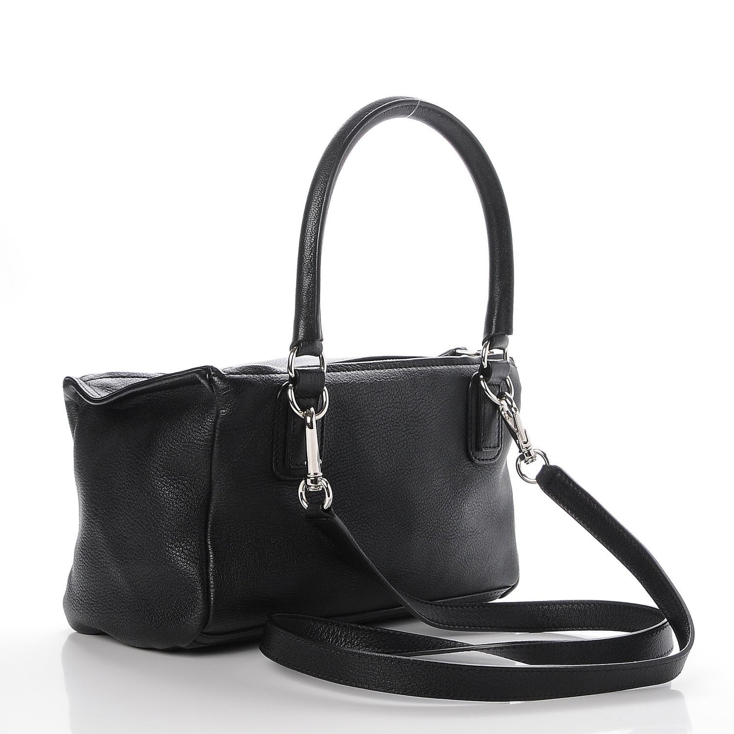 Sugar Goatskin Small Pandora Black