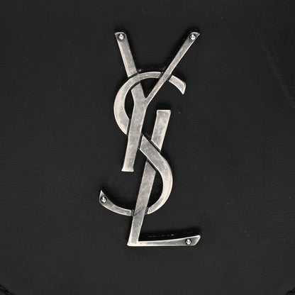 Saint Laurent Calfskin Heart Monogram Crossbody Black 7 of 8