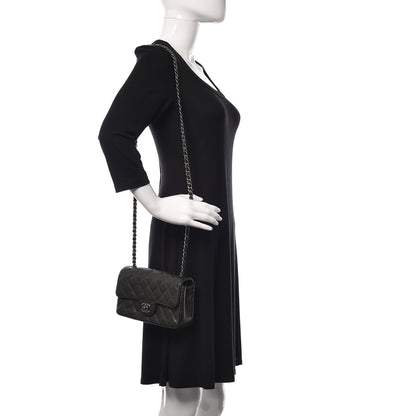 Chanel Caviar Quilted Mini Rectangular Flap Charcoal 2 of 11