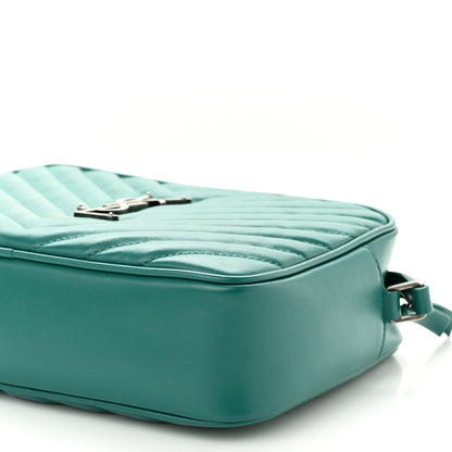 Saint Laurent Calfskin Matelasse Monogram Lou Camera Bag Green 10 of 16