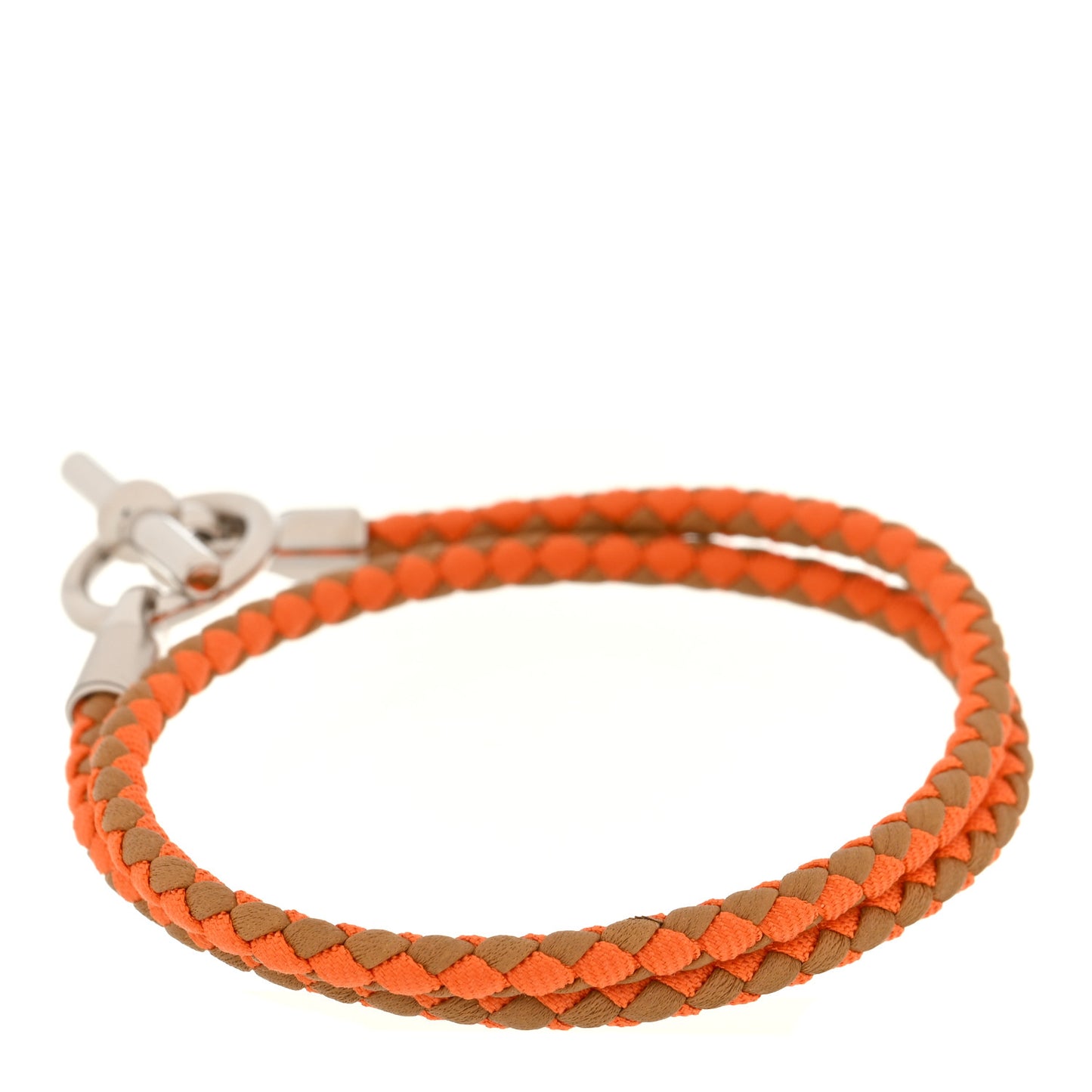 Swift Silk Braided Glenan Double Tour Bracelet Jaune Ambre Rouge Coquelicot