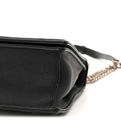 Christian Dior Grained Calfskin Medium Diorama Flap Bag Black 10 of 14