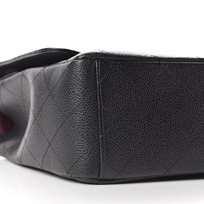 Chanel Caviar Quilted Maxi Double Flap Black 8 of 11