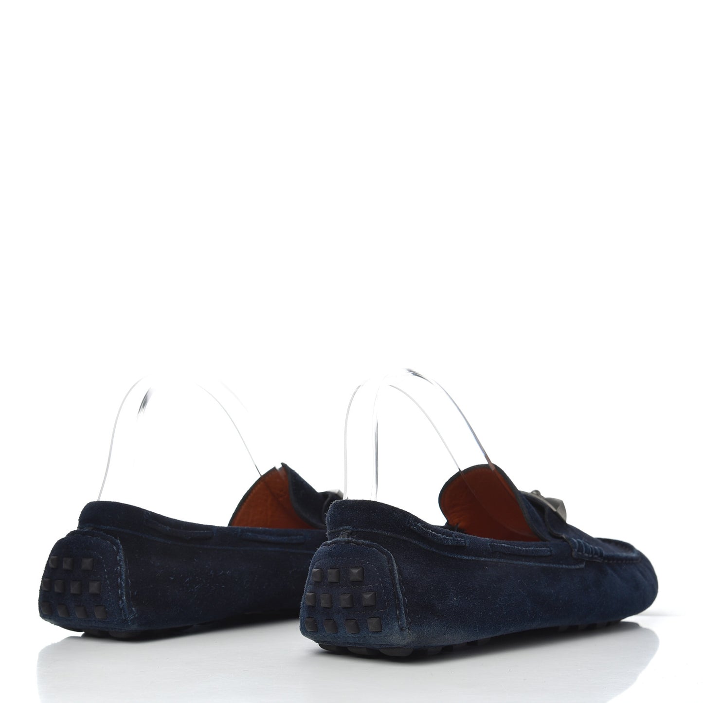 Suede Mens Irving Moccasin Loafers 43 Dark Blue
