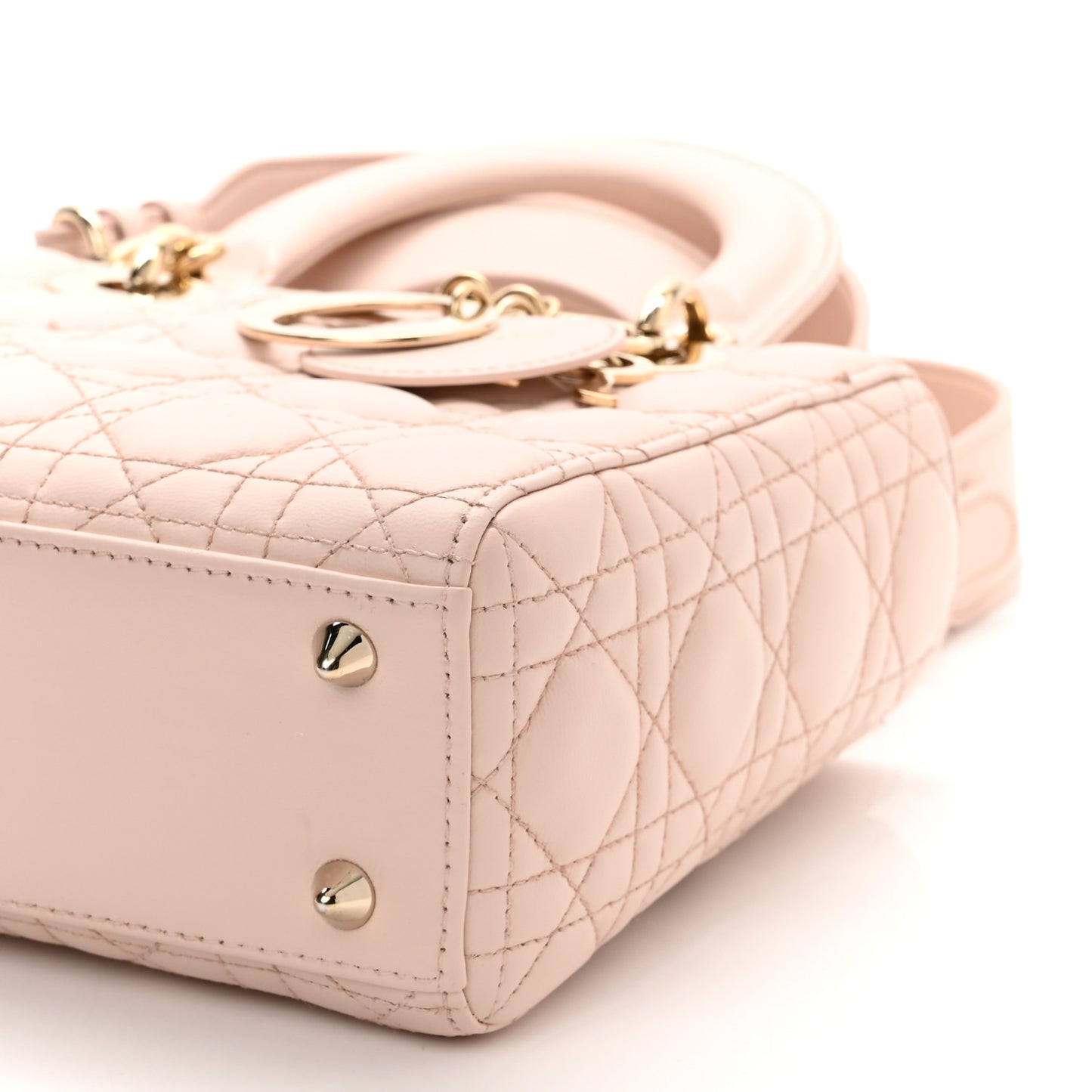 Lambskin Cannage Small My ABCDior Lady Dior Blush