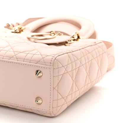 Christian Dior Lambskin Cannage Small My ABCDior Lady Dior Blush 8 of 9