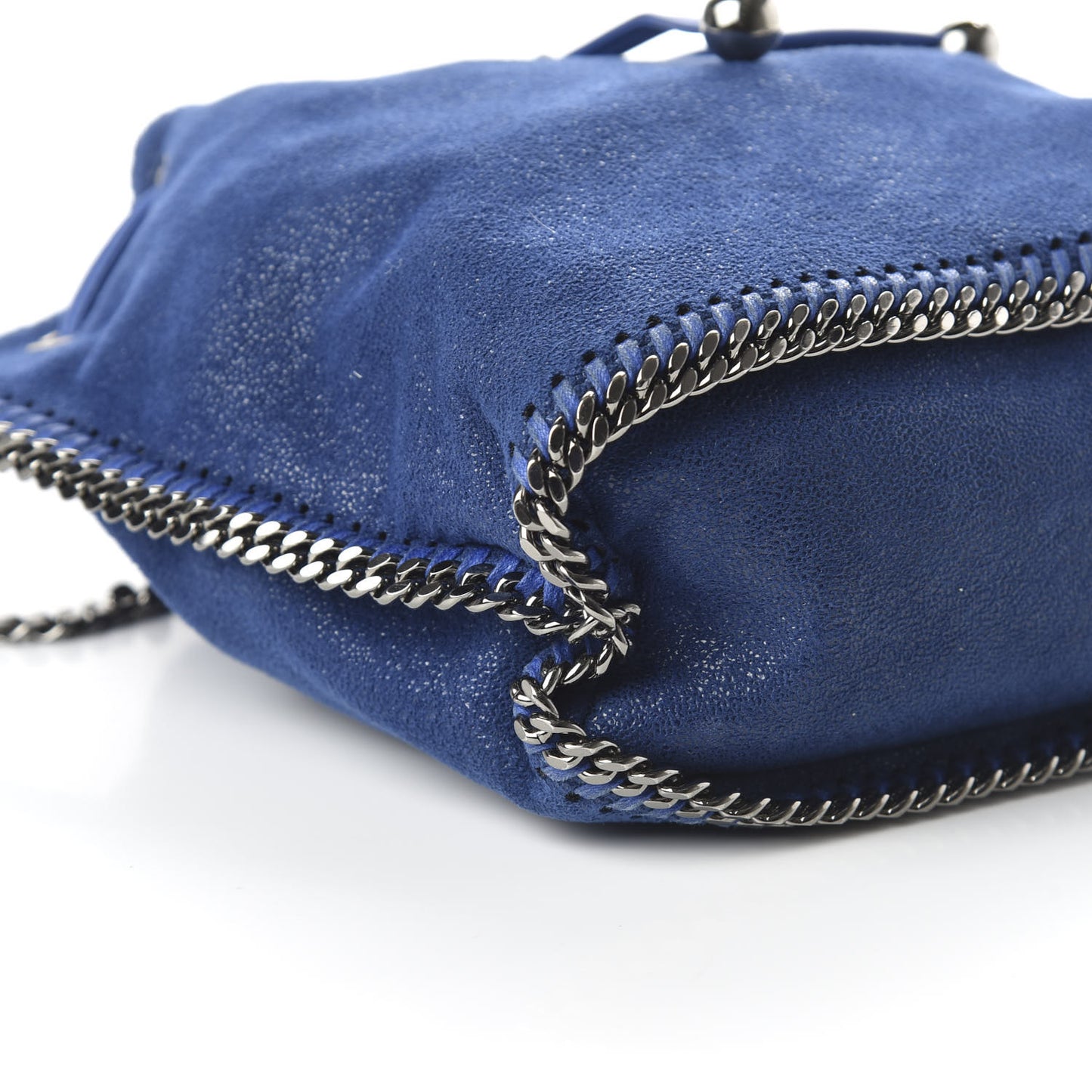 Shaggy Deer Small Falabella Bucket Bag Cornflower