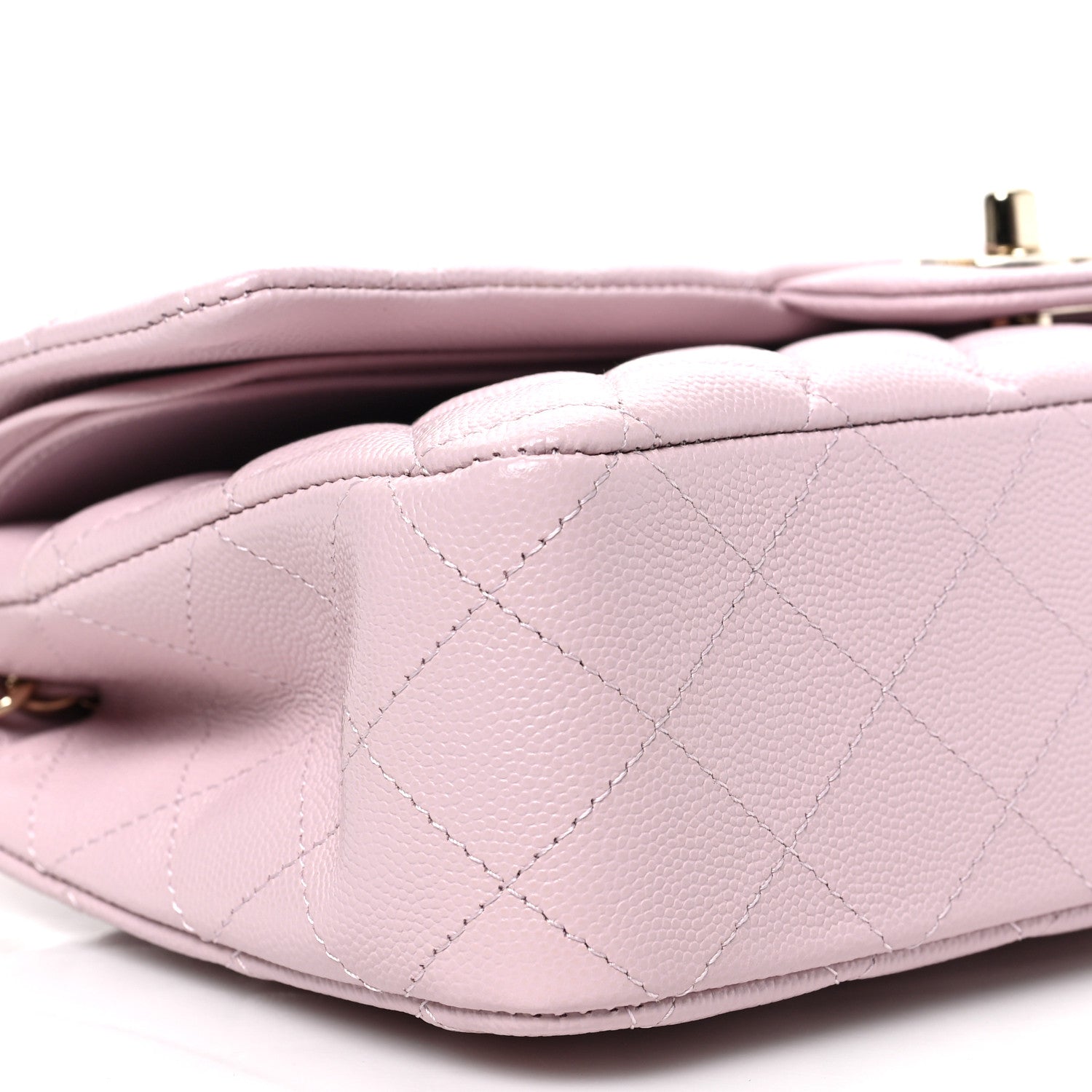 Chanel Caviar Quilted Medium Double Flap Light Pink 7 of 8