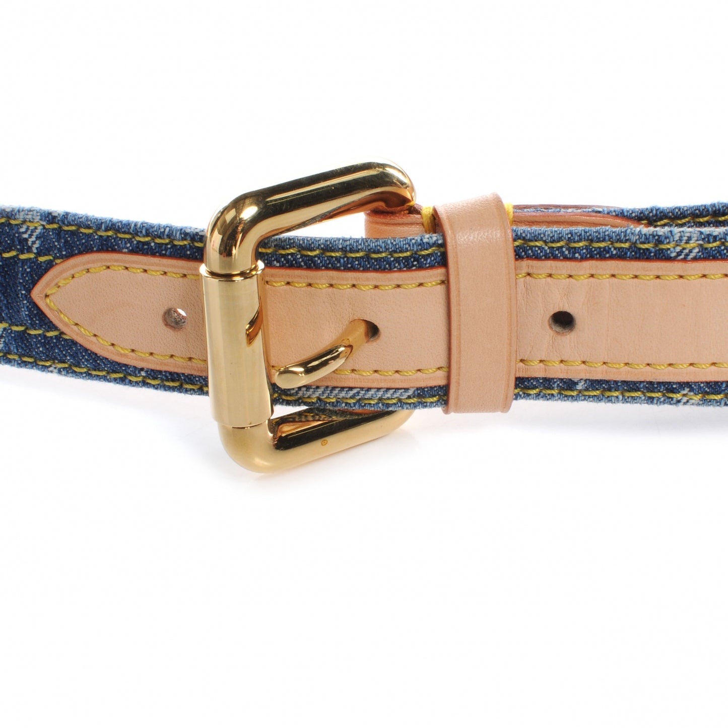 Monogram Denim Belt 90 36