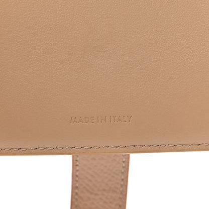 Celine Grained Calfskin Medium Multifunction Strap Wallet Shell Pop Orange 6 of 8