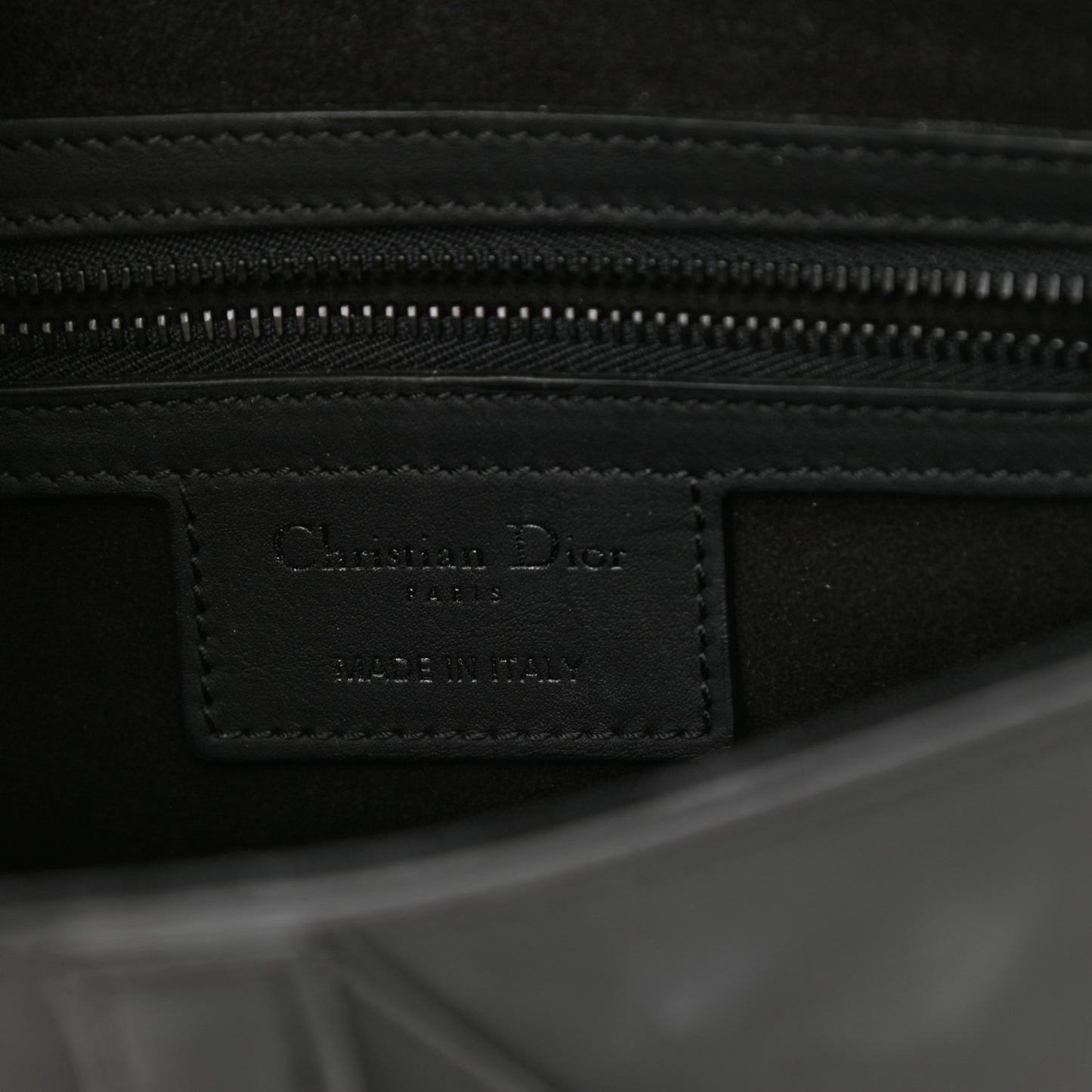 Ultra Matte Calfskin Saddle Bag Black
