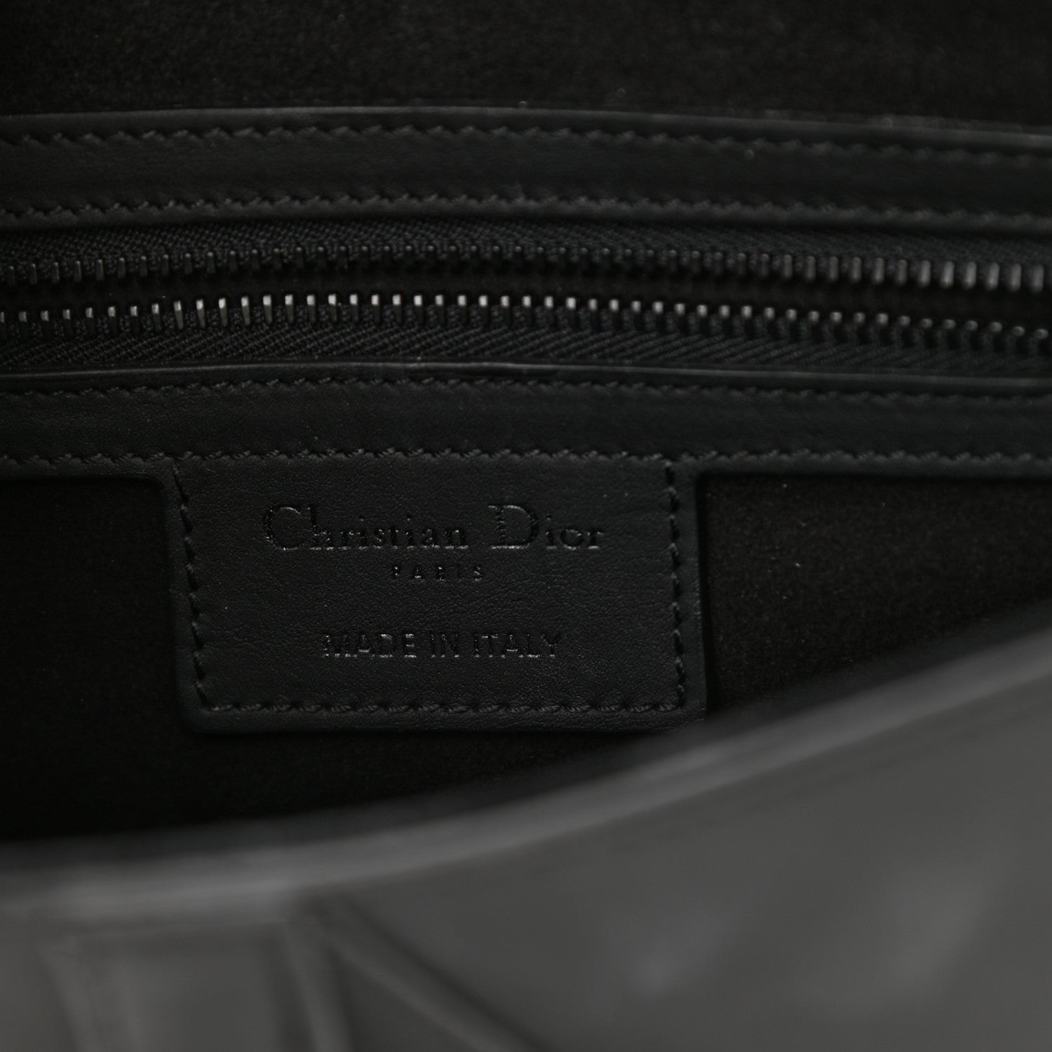 Christian Dior Ultra Matte Calfskin Saddle Bag Black 6 of 13
