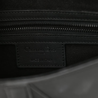 Christian Dior Ultra Matte Calfskin Saddle Bag Black 6 of 13