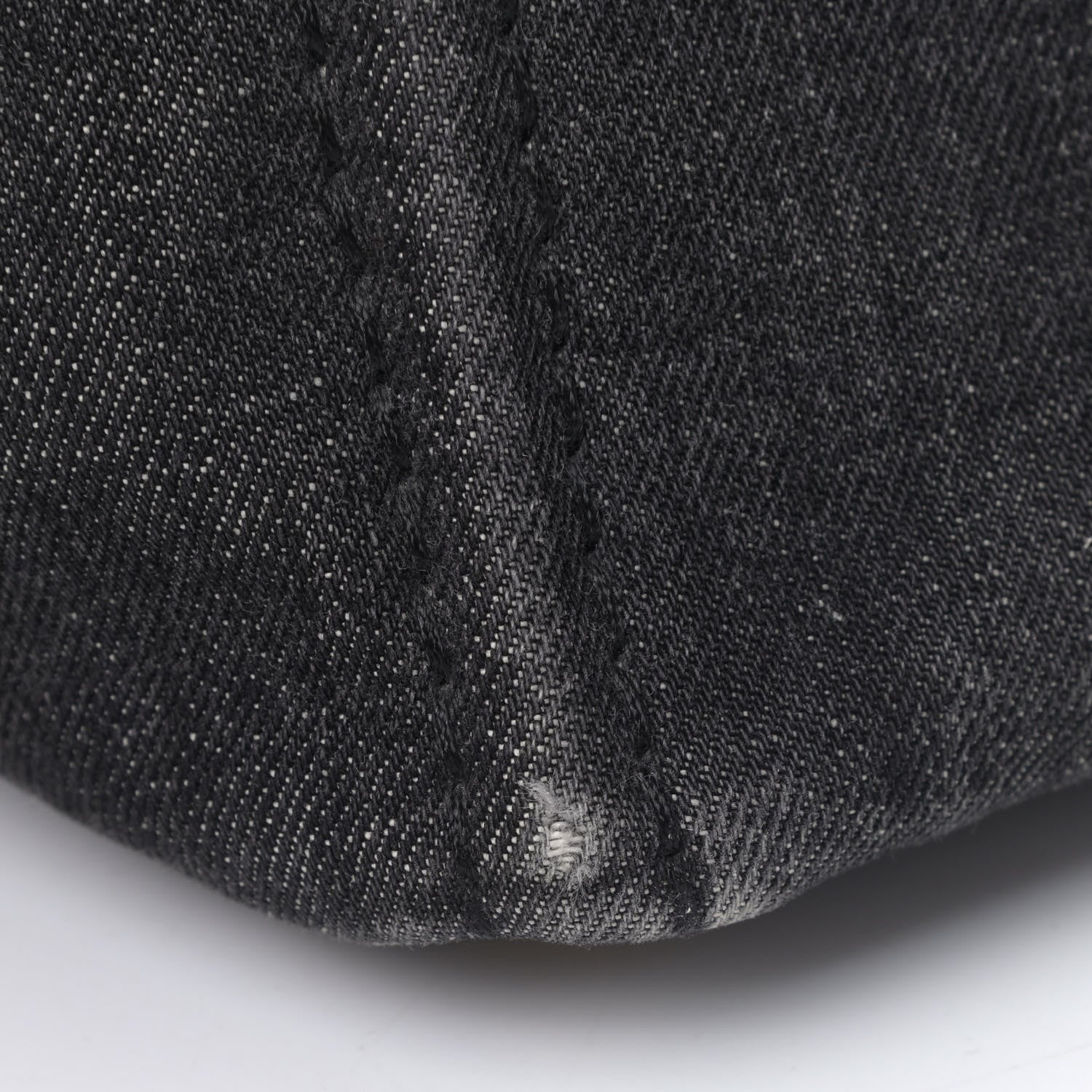 Prada Denim Small Logo Tote Black 6 of 7