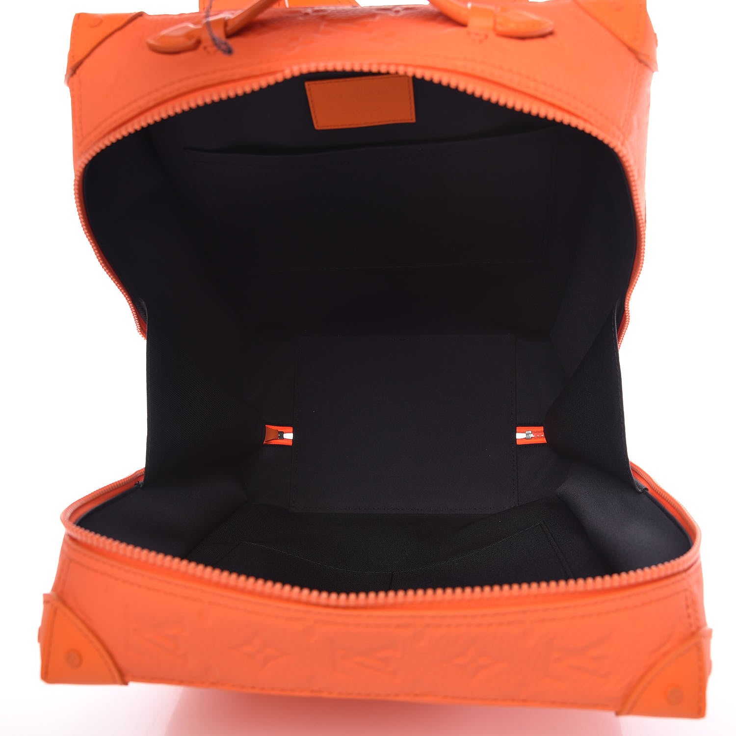 Louis Vuitton Taurillon Empreinte Soft Trunk Backpack PM Orange 6 of 12