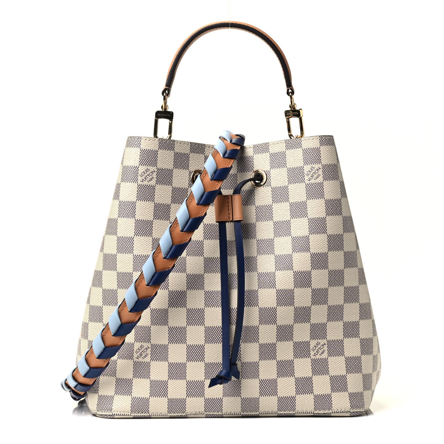 Damier Azur Braided Neonoe MM Blue