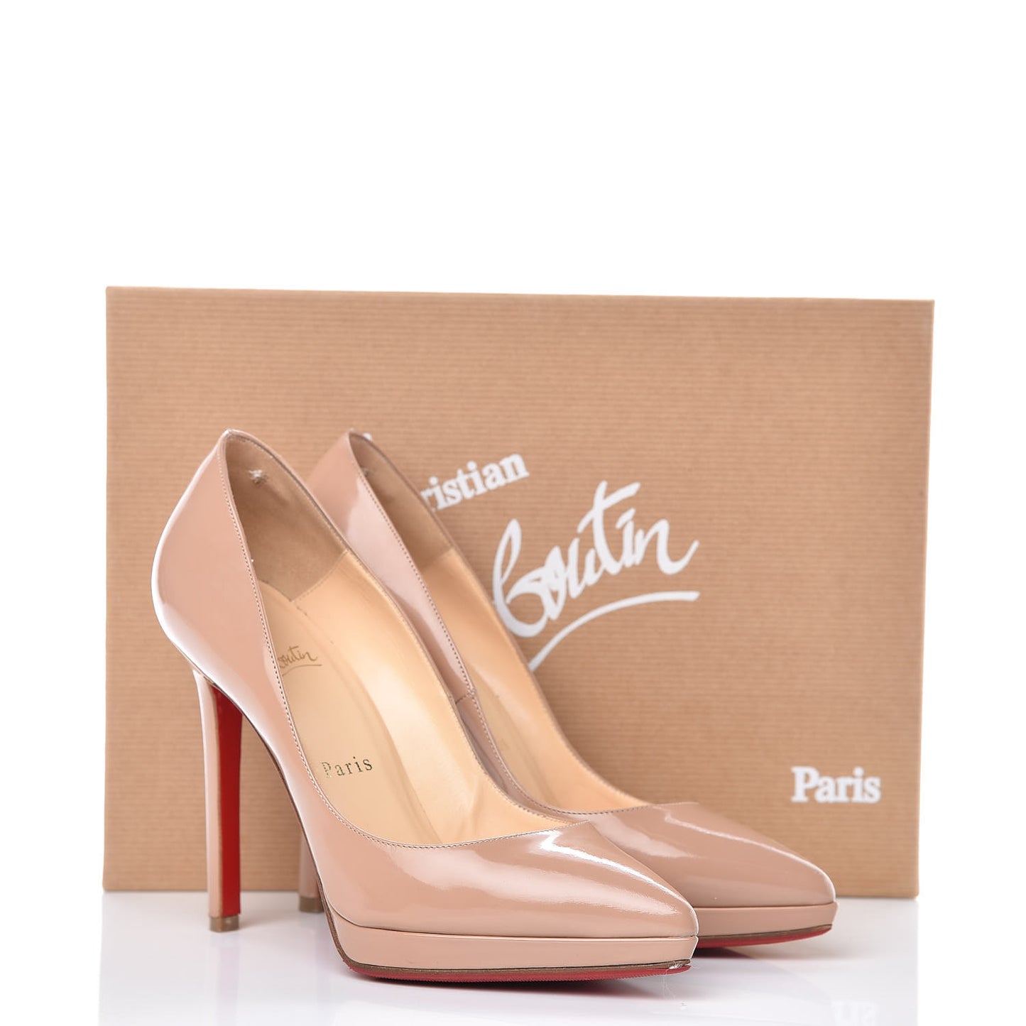 Patent Pigalle Plato 120 Pumps 36 Nude
