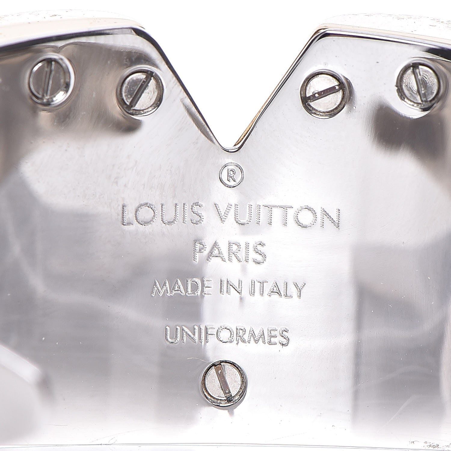 Louis Vuitton Essential V Cuff Gold 4 of 4