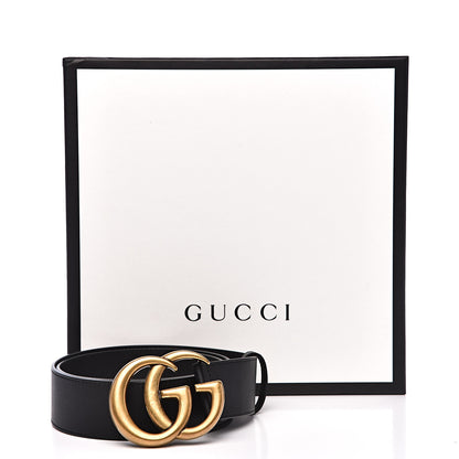 Gucci Calfskin Double G 40mm Belt 80 32 Black 6 of 6